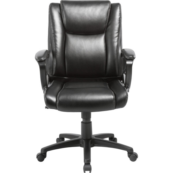 Lorell Soho HighBack Leather Chair & Reviews Wayfair